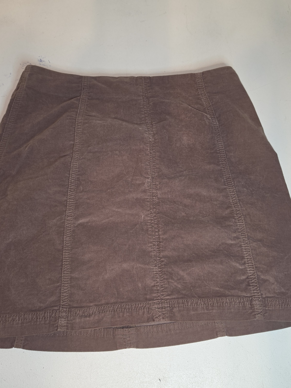 Free People Brown Corduroy Panel Mini Skirt